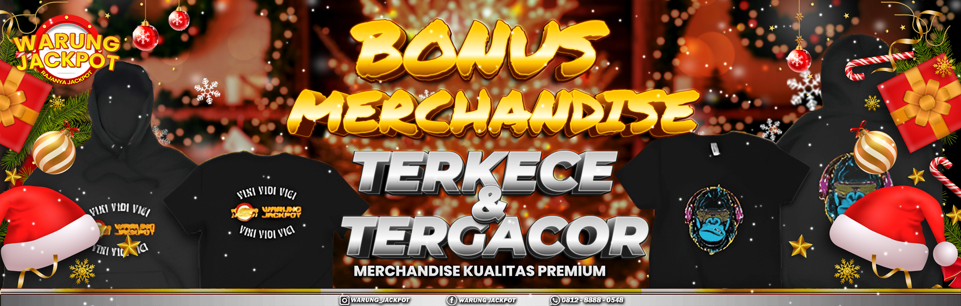 MERCHANDISE TERKECE DAN TERGACOR