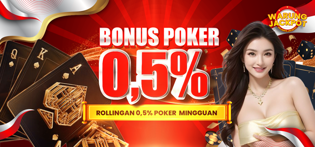 BONUS MINGGUAN ROLLINGAN 0,5% POKER