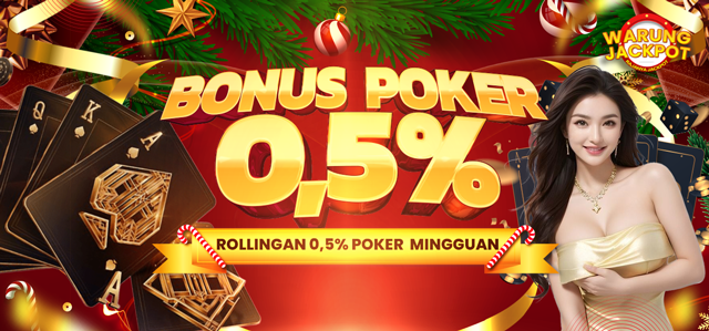 BONUS MINGGUAN ROLLINGAN 0,5% POKER