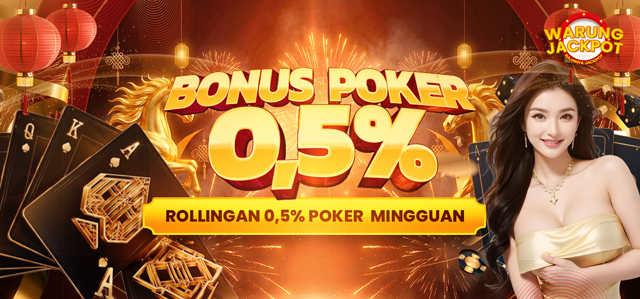 BONUS MINGGUAN ROLLINGAN 0,5% POKER
