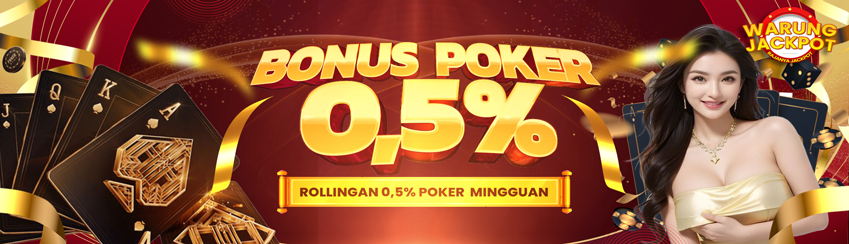 BONUS MINGGUAN POKER